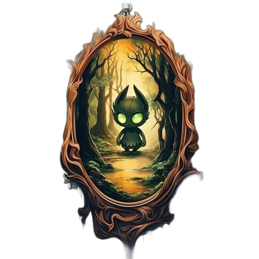 mask, crown, face, creature transparent PNG cut-out