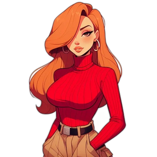 jacket, dress, staff, pixel art transparent PNG cut-out