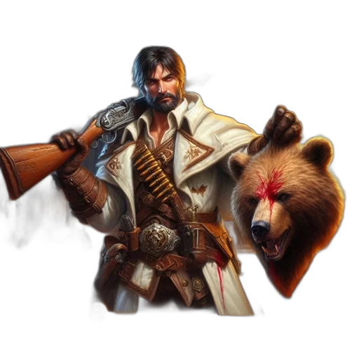 weapon, jacket, concept art, fantasy art transparent PNG cut-out