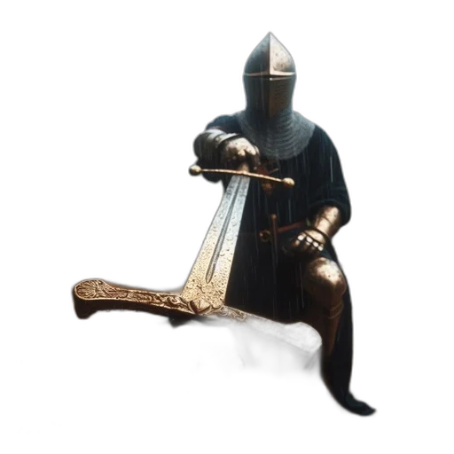 sword, staff, weapon, hat transparent PNG cut-out
