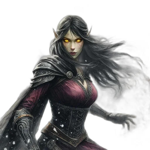 fantasy art, concept art, comic book art, photorealistic transparent PNG cut-out
