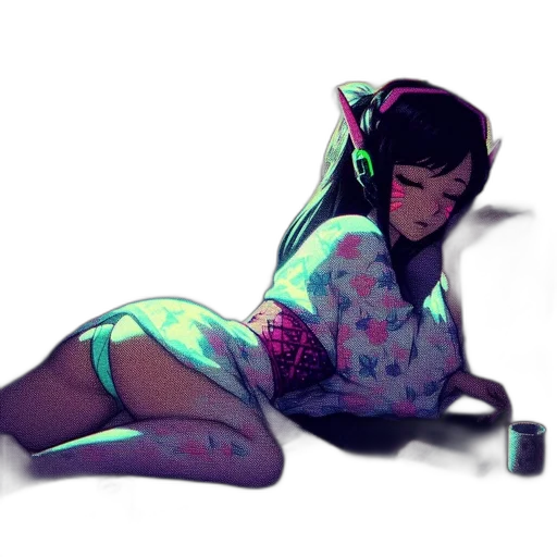 dress, concept art, fantasy art, cyberpunk transparent PNG cut-out