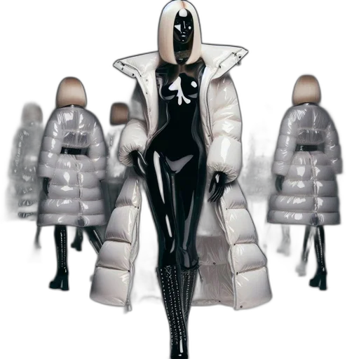 jacket, concept art, 3d render, cyberpunk transparent PNG cut-out