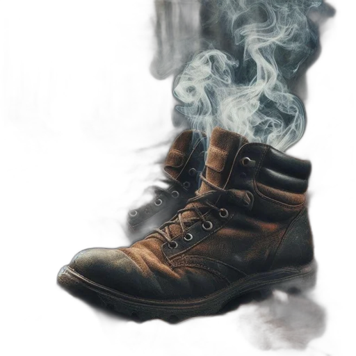 shoes, weapon, photorealistic, concept art transparent PNG cut-out