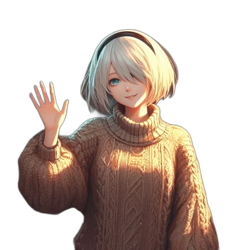 jacket, face, robot, creature transparent PNG cut-out