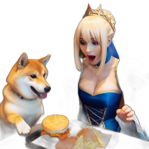 food, animal, dress, crown transparent PNG cut-out