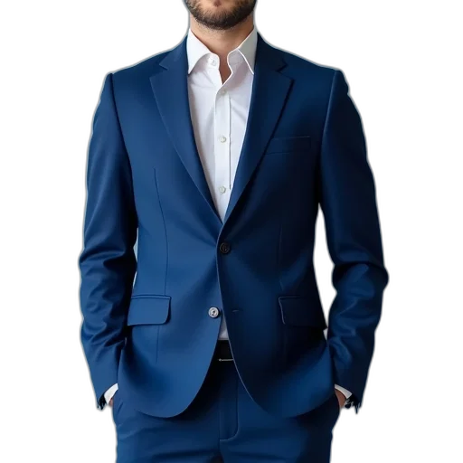jacket, staff, face, robot transparent PNG cut-out