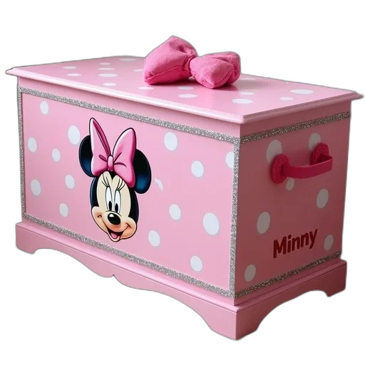 furniture, 3d render, pink, polka-dotted transparent PNG cut-out