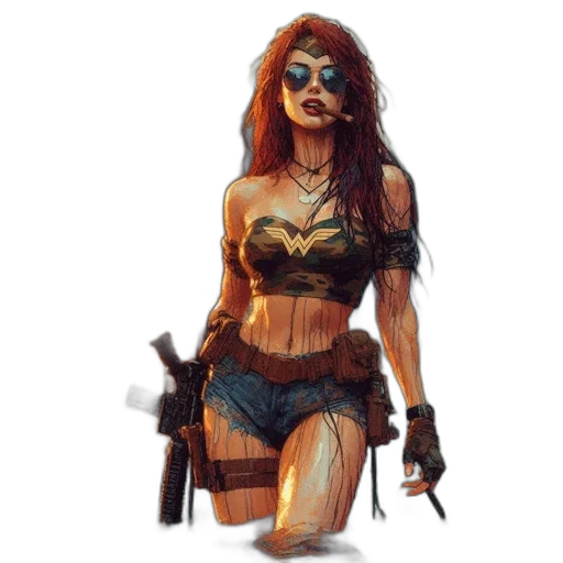 concept art, fantasy art, comic book art, pixel art transparent PNG cut-out