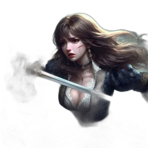 sword, weapon, fantasy art, concept art transparent PNG cut-out