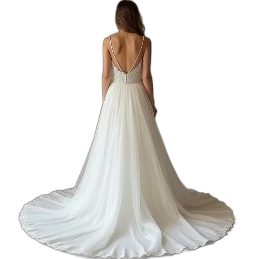 dress, line, wedding, gown transparent PNG cut-out