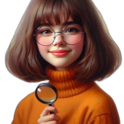 face, hair, jacket, jewelry transparent PNG cut-out