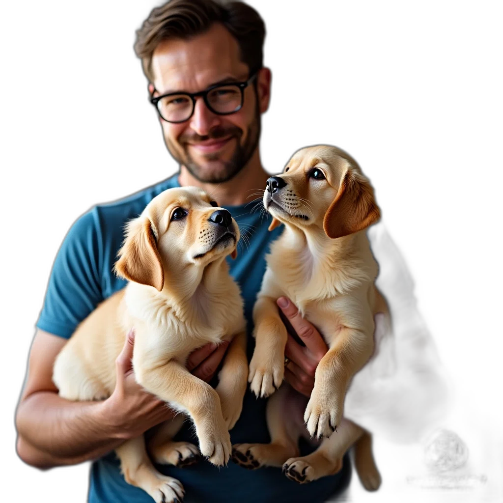 animal, staff, man, holding transparent PNG cut-out
