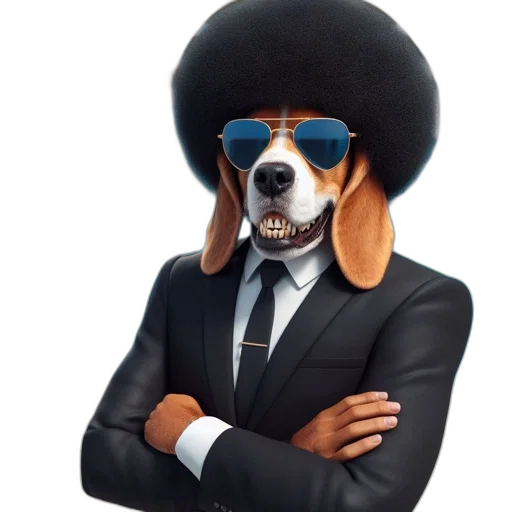 hat, animal, staff, jacket transparent PNG cut-out