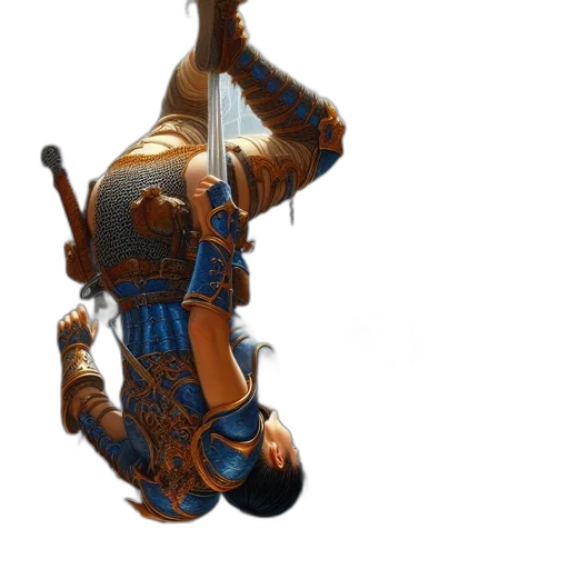 robot, weapon, staff, sword transparent PNG cut-out