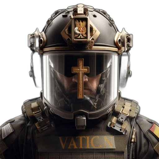 face, mask, weapon, staff transparent PNG cut-out