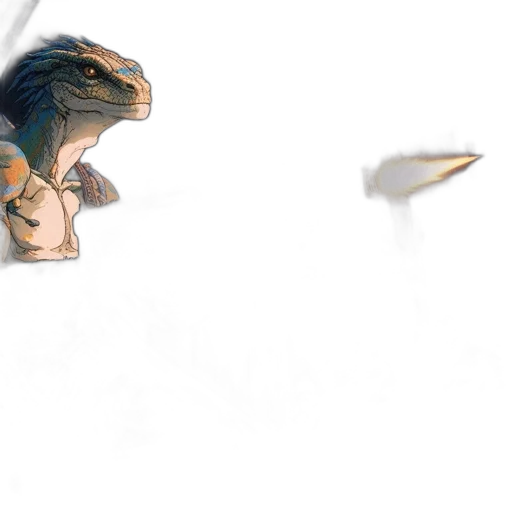 dragon, creature, animal, sword transparent PNG cut-out