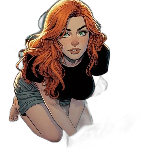 comic book art, cartoon, concept art, fantasy art transparent PNG cut-out
