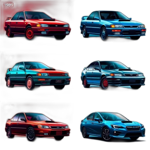 car, concept art, photorealistic, vaporwave transparent PNG cut-out