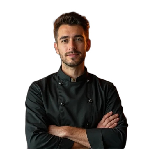 staff, food, face, jacket transparent PNG cut-out