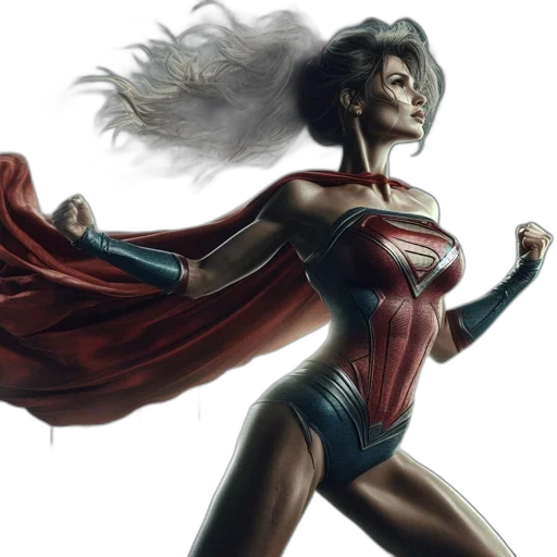 comic book art, concept art, fantasy art, photorealistic transparent PNG cut-out