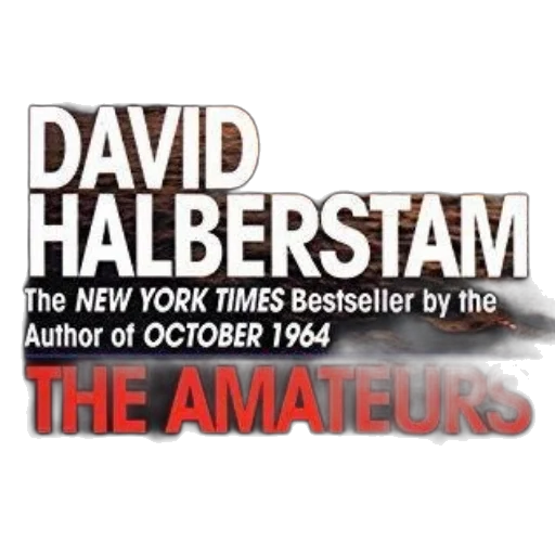 amateurs, david, halberstam, new transparent PNG cut-out