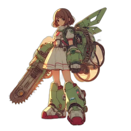 weapon, robot, sword, creature transparent PNG cut-out