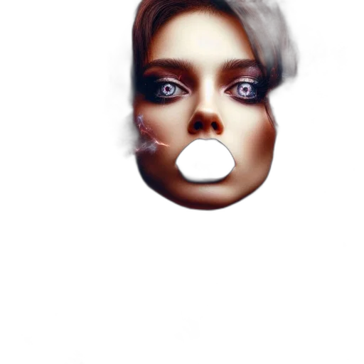 mask, face, creature, robot transparent PNG cut-out