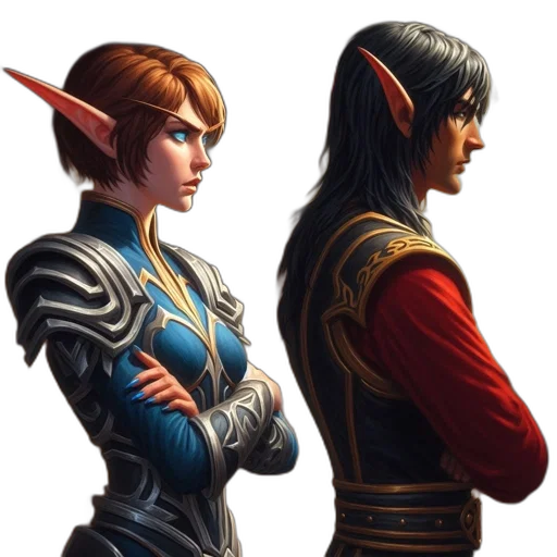 fantasy art, concept art, pixel art, comic book art transparent PNG cut-out