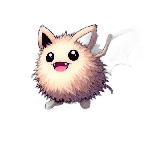 creature, animal, staff, hair transparent PNG cut-out