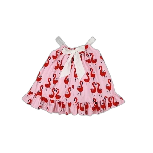 dress, pink, red, flamingo transparent PNG cut-out