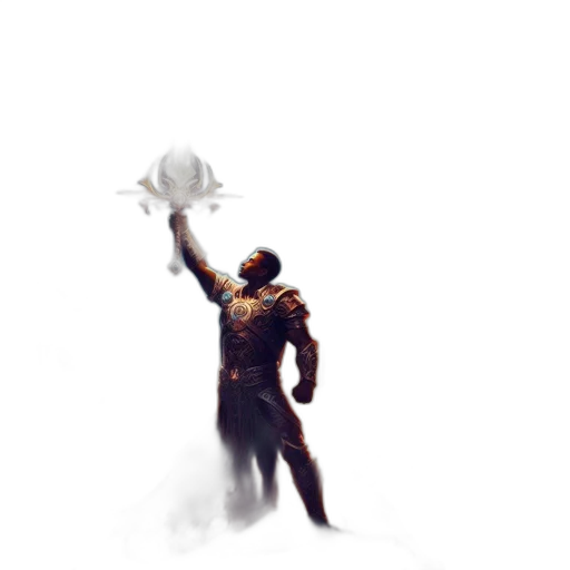 weapon, sword, robot, staff transparent PNG cut-out