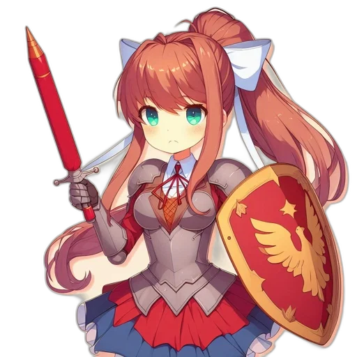 weapon, staff, sword, crown transparent PNG cut-out
