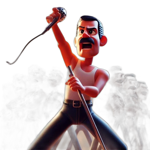 staff, concept art, 3d render, cartoon transparent PNG cut-out