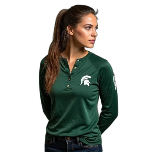 jacket, staff, green, women transparent PNG cut-out