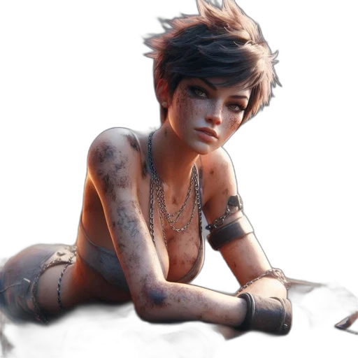 concept art, fantasy art, photorealistic, 3d render transparent PNG cut-out