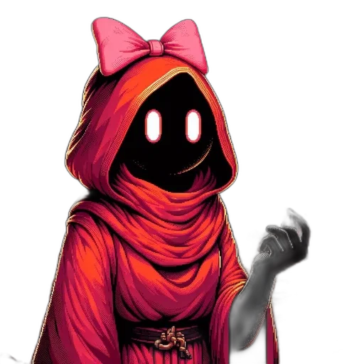 mask, staff, creature, dress transparent PNG cut-out