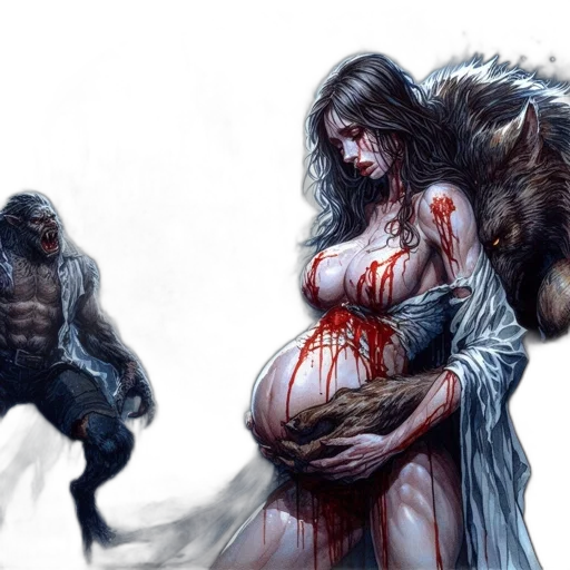 creature, concept art, fantasy art, comic book art transparent PNG cut-out