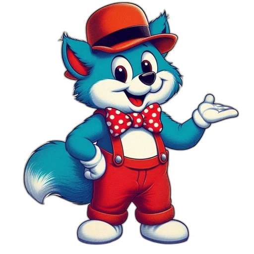 staff, hat, animal, cartoon transparent PNG cut-out