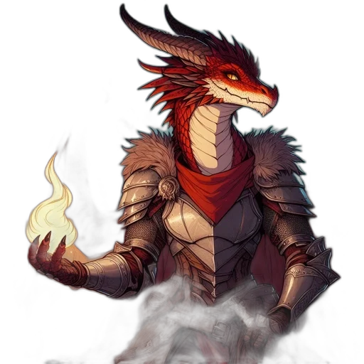 dragon, staff, fantasy art, concept art transparent PNG cut-out