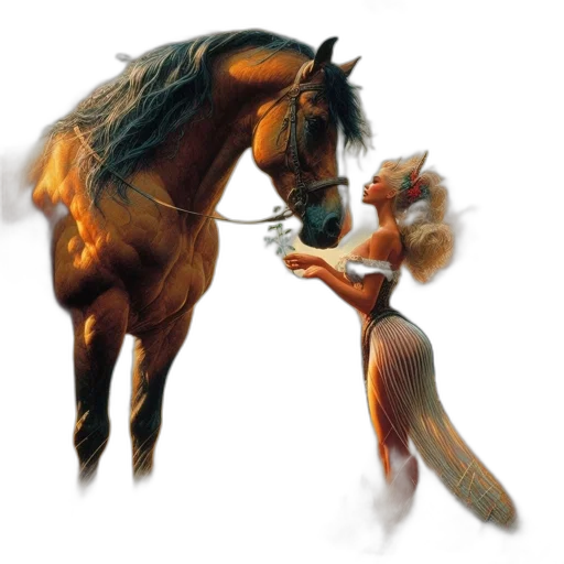 animal, hair, concept art, fantasy art transparent PNG cut-out