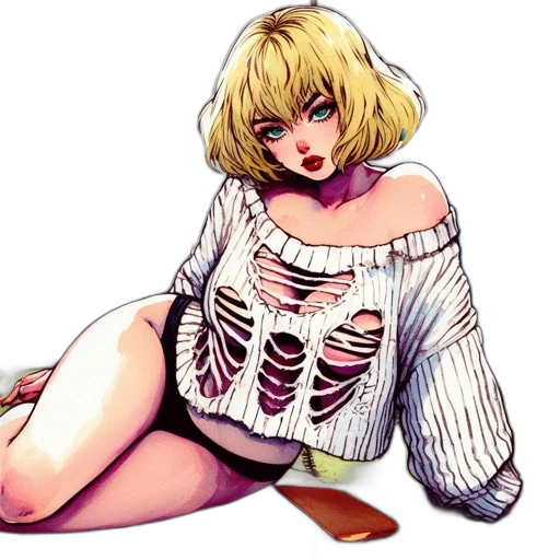 dress, jacket, robot, creature transparent PNG cut-out