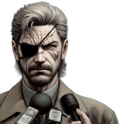 face, comic book art, concept art, photorealistic transparent PNG cut-out