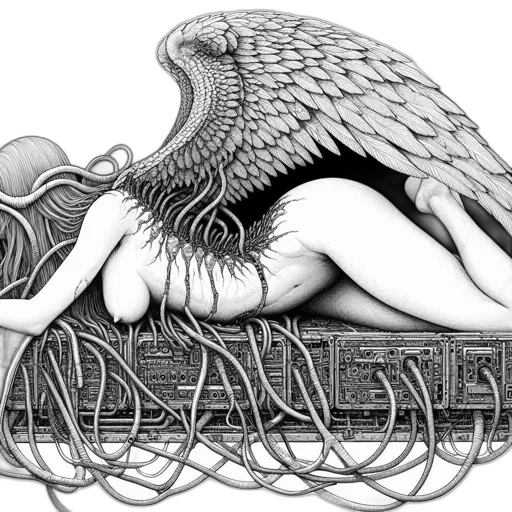 jewelry, furniture, fantasy art, pencil sketch transparent PNG cut-out