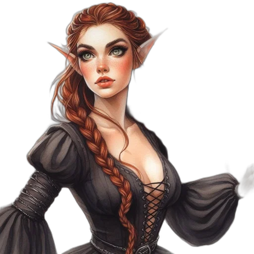 dress, fantasy art, concept art, pixel art transparent PNG cut-out