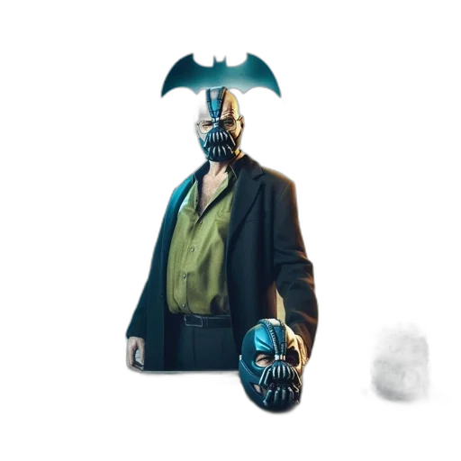 mask, umbrella, robot, jacket transparent PNG cut-out