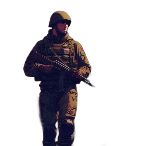weapon, staff, jacket, sword transparent PNG cut-out