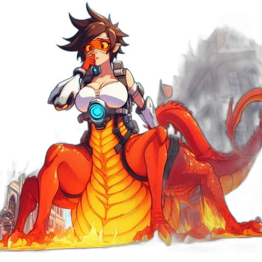 dragon, concept art, fantasy art, pixel art transparent PNG cut-out