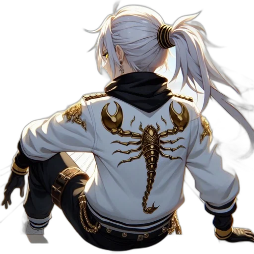 jacket, sword, dragon, weapon transparent PNG cut-out