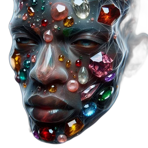 mask, face, jewelry, crown transparent PNG cut-out